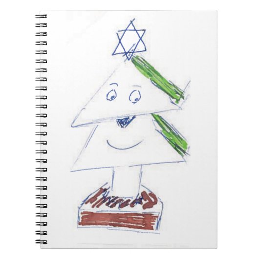 Carnet Joyeux Sapin de Noël (Devant)