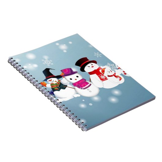 Carnet Joyeux Snowmen (Côté Droit)