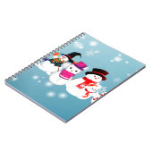 Carnet Joyeux Snowmen (Côté gauche)