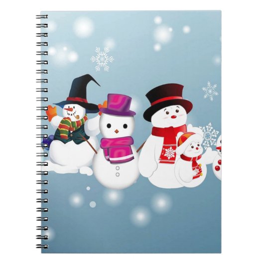 Carnet Joyeux Snowmen (Devant)