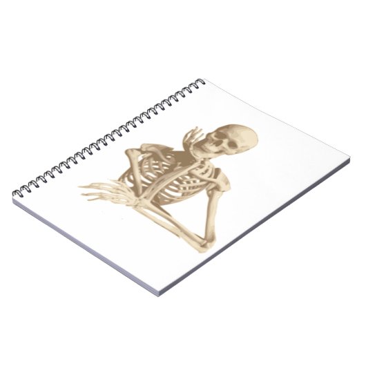 Carnet Joyeux squelette (Côté gauche)