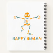 Carnet Joyeux squelette humain (Dos)