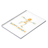 Carnet Joyeux squelette humain (Côté gauche)