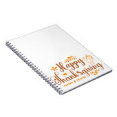 Carnet Joyeux Thanksgiving (Côté Droit)