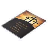 Carnet Joyeux Trois Croix de Pâques sur le Calvaire (Côté gauche)