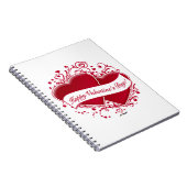 Carnet Joyeux Valentine ! Red Hearts (Côté Droit)