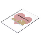 Carnet Joyeux Valentines Day Otter (Côté gauche)
