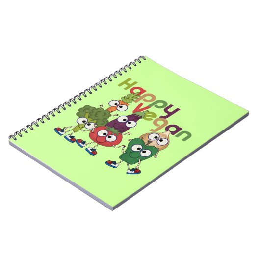 Carnet Joyeux Vegan (Côté gauche)