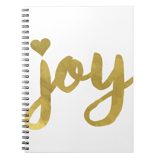 Carnet Joyful Joyful J'ai la joie plein de Joy Gold Art (Devant)