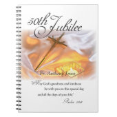 Carnet Jubilé d'or Vie religieuse, Cross Candle (Devant)