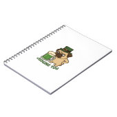 Carnet Judging You Pug St.Patrick's Day (Côté gauche)