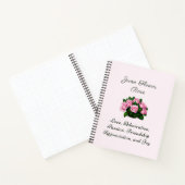 Carnet Juin Mois de naissance Fleur Rose intemporel flora (Intérieur)