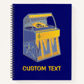 Carnet Juke-box Rétro (Devant)