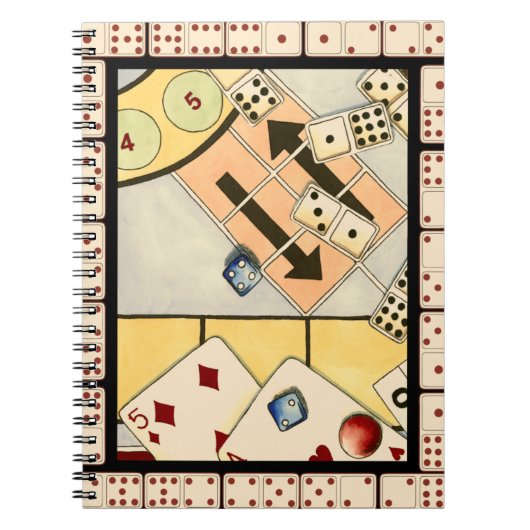 Carnet Jumbled Assortiment of Games of Chance (Devant)