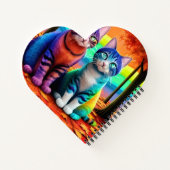 Carnet Jumeaux de chats Art numérique-56467 (Dos)
