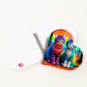 Carnet Jumeaux de chats Art numérique-56467 (Intérieur)