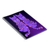 Carnet Jumeaux de Kitten violet (Côté Droit)