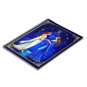 Carnet Jumeaux Gemini sous un ciel étoilé (Côté gauche)