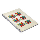 Carnet Jumeaux suédois de Scandinave de cheval de Dala de (Côté Droit)