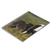 Carnet Jument et poulain miniatures en fleurs (Côté gauche)