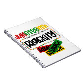 Carnet JunetDix Blackity Noir Noir Funny (Côté Droit)
