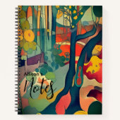 Carnet Jungle Abstraite (Devant)