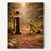 Carnet Jungle Alphabet Letter I Iguana Gold Educational  (Dos)