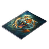 Carnet Jungle au clair de lune de tigres (Côté gauche)