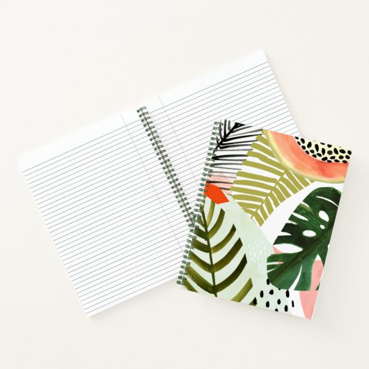 Carnet Jungle battre la végétation tropicale (Intérieur)