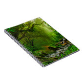 Carnet jungle népalaise avec rivière, forêt, sol, rivière (Côté Droit)