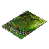 Carnet jungle népalaise avec rivière, forêt, sol, rivière (Côté gauche)