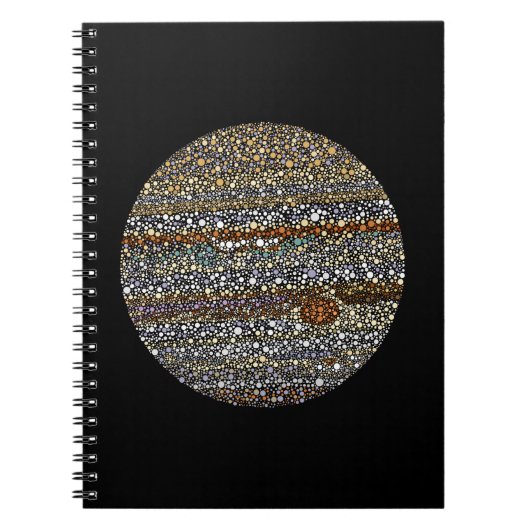 Carnet Jupiter En Points (Devant)