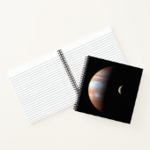 Carnet Jupiter Géant Gaz Planète & Io Galilée Lune (Intérieur)