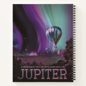 Carnet Jupiter Travel by Hot Air Balloon Bighty Aurora (Dos)