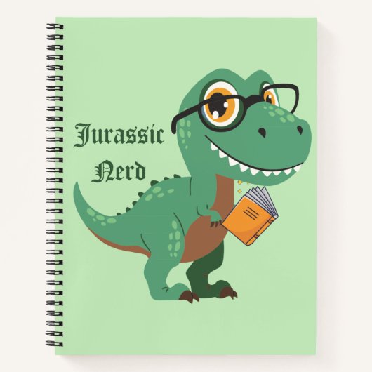 Carnet Jurassic nerd (Devant)
