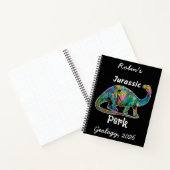 Carnet Jurassic Perk Dinosaure Coloré Noir (Intérieur)
