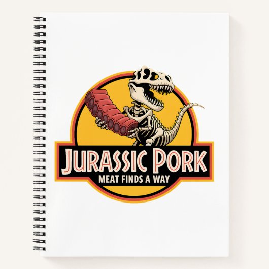 Carnet Jurassic Pork (Devant)