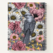 Carnet Jus gris et fleurs (Dos)