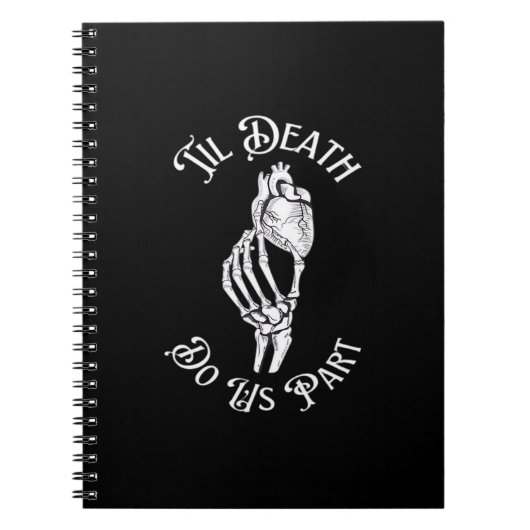 Carnet Jusqu'à la mort Faisons-nous partie de squelette m (Devant)