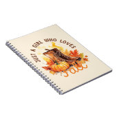 Carnet Just A Girl Who Love Fall - Cosy Autumn Vibes (Côté Droit)