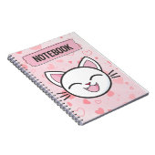 Carnet "Just a Girl Who Loves Cats – Cute Cat Notebook" (Côté Droit)