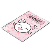 Carnet "Just a Girl Who Loves Cats – Cute Cat Notebook" (Côté gauche)