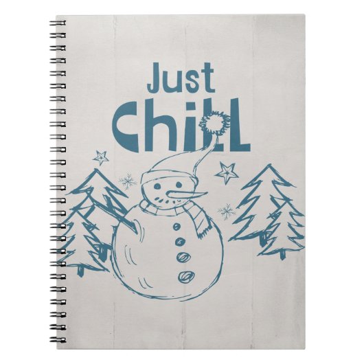 Carnet Just Chill Noël ludique (Devant)