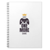 Carnet Just one more game (Devant)