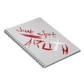 Carnet Just Spit Truth (Côté Droit)