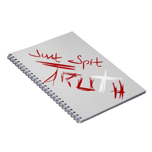 Carnet Just Spit Truth (Côté Droit)