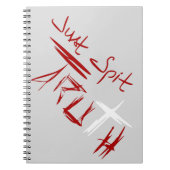 Carnet Just Spit Truth (Devant)