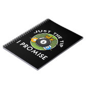 Carnet Juste le bout, je promets Billard (Côté gauche)