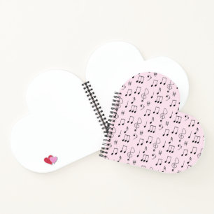 Carnet Juste Noté rose