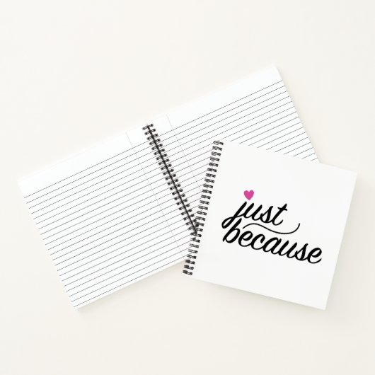 Carnet Juste parce que (Intérieur)